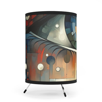 Focused Vision Quest Tripod Lamp with High-Res Printed Shade, US\CA plug - ATUH.ART