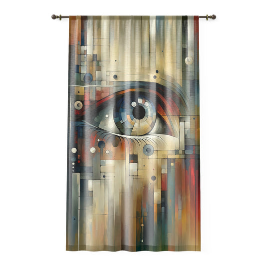 Focused Vision Quest Window Curtain - ATUH.ART