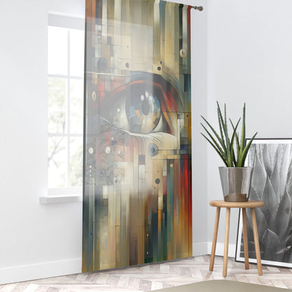 Focused Vision Quest Window Curtain - ATUH.ART