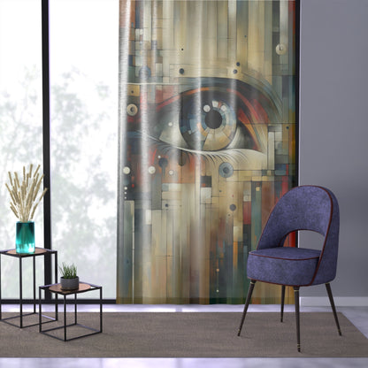 Focused Vision Quest Window Curtain - ATUH.ART