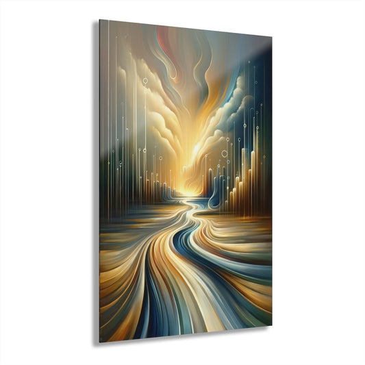 Frequency Shift Evocative Acrylic Prints (French Cleat Hanging) - ATUH.ART