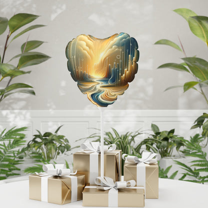 Frequency Shift Evocative Balloon (Round and Heart-shaped), 11" - ATUH.ART