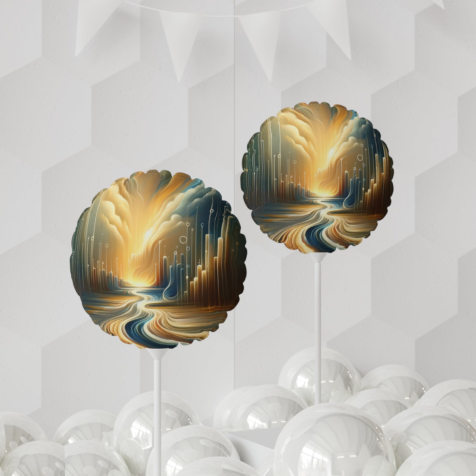 Frequency Shift Evocative Balloon (Round and Heart-shaped), 11" - ATUH.ART