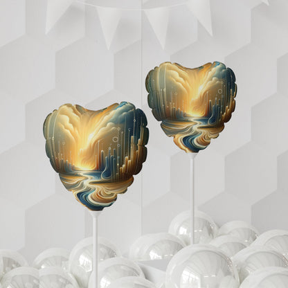 Frequency Shift Evocative Balloon (Round and Heart-shaped), 11" - ATUH.ART