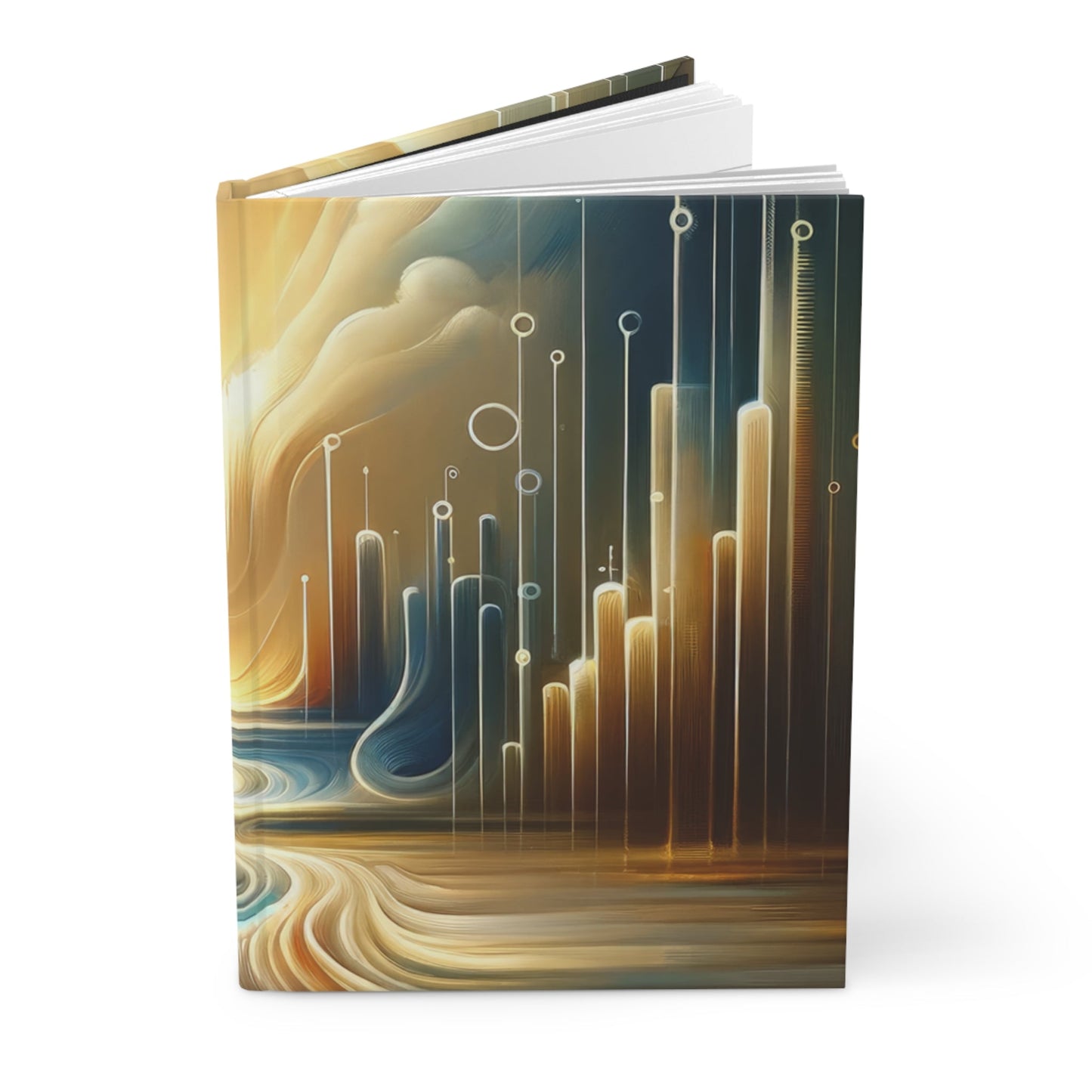 Frequency Shift Evocative Hardcover Journal Matte - ATUH.ART