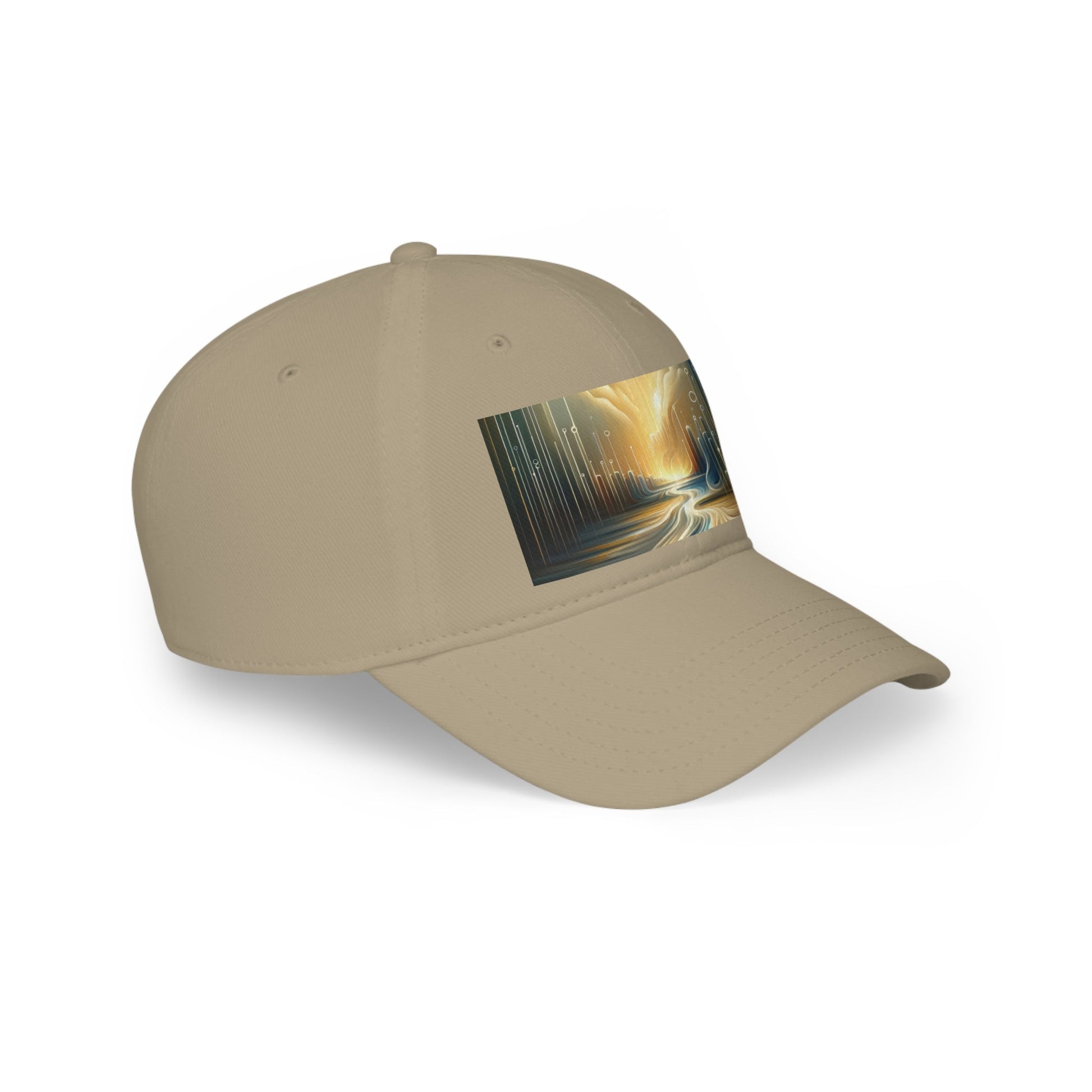 Frequency Shift Evocative Low Profile Baseball Cap - ATUH.ART