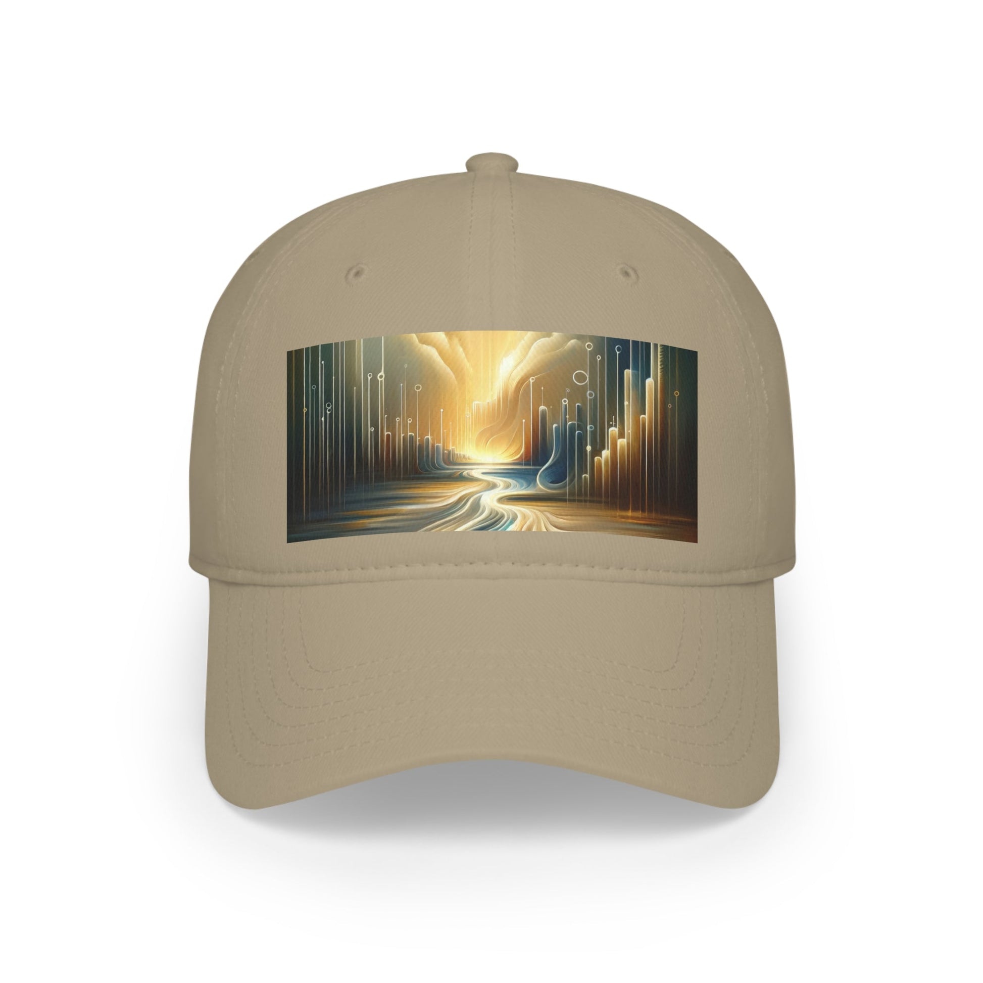 Frequency Shift Evocative Low Profile Baseball Cap - ATUH.ART