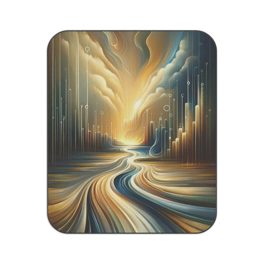 Frequency Shift Evocative Picnic Blanket - ATUH.ART