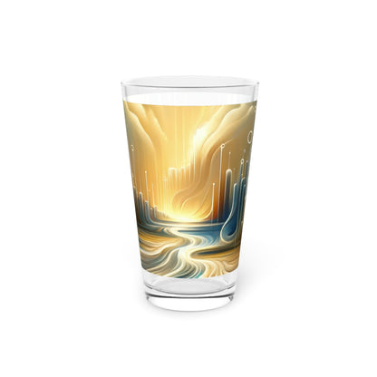 Frequency Shift Evocative Pint Glass, 16oz - ATUH.ART