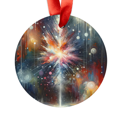Galactic Mind Clarity Acrylic Ornament with Ribbon - ATUH.ART