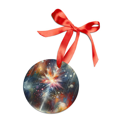 Galactic Mind Clarity Acrylic Ornament with Ribbon - ATUH.ART