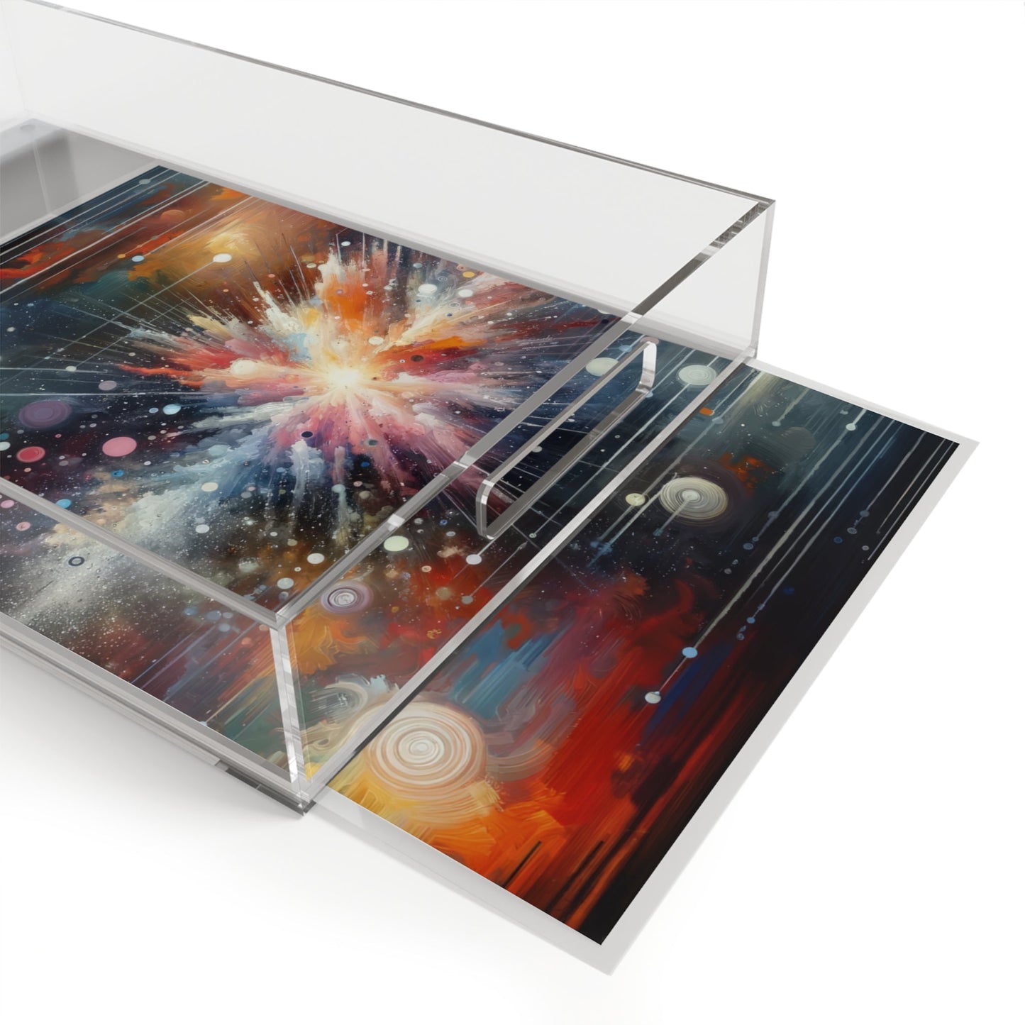 Galactic Mind Clarity Acrylic Serving Tray - ATUH.ART