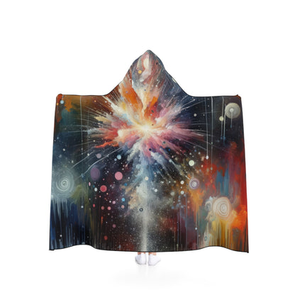 Galactic Mind Clarity Hooded Blanket - ATUH.ART