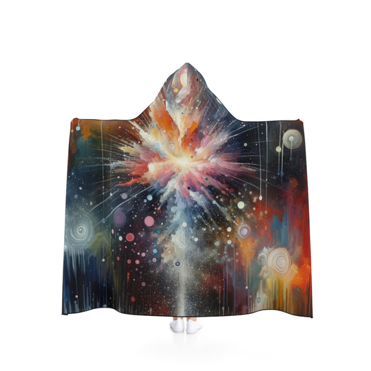 Galactic Mind Clarity Hooded Blanket - ATUH.ART