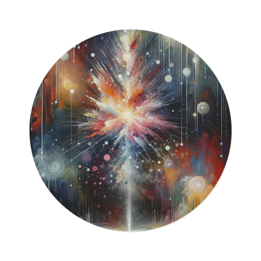 Galactic Mind Clarity Round Rug - ATUH.ART