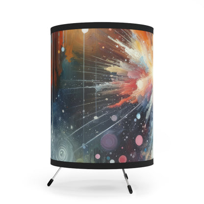 Galactic Mind Clarity Tripod Lamp with High-Res Printed Shade, US\CA plug - ATUH.ART