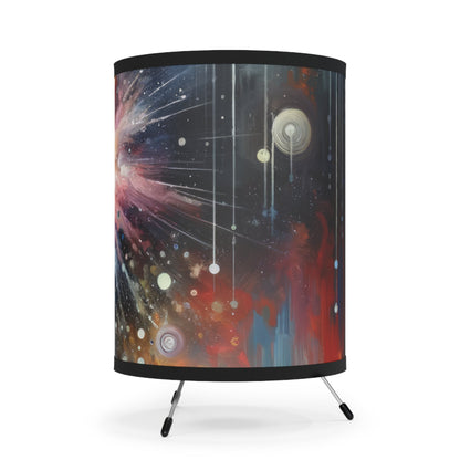 Galactic Mind Clarity Tripod Lamp with High-Res Printed Shade, US\CA plug - ATUH.ART