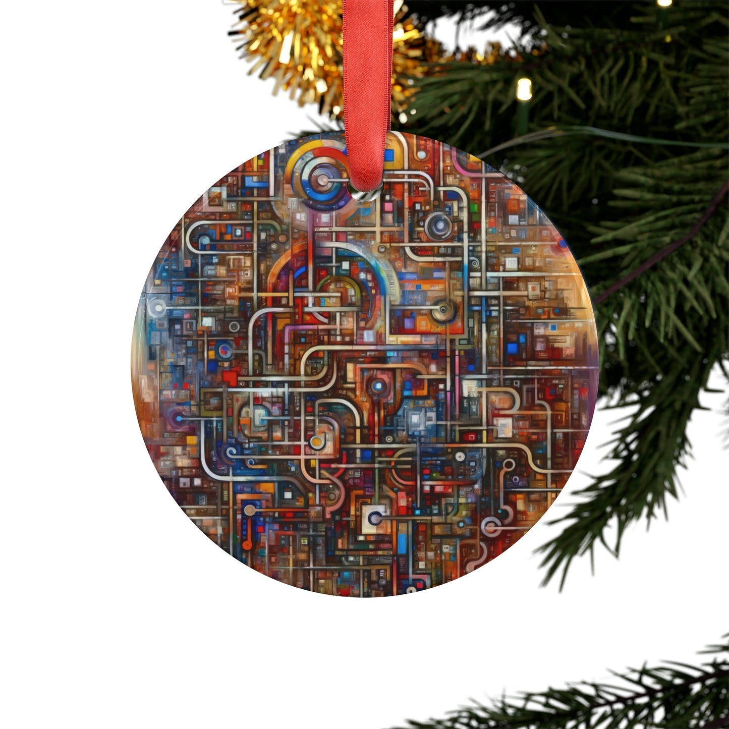 Grandest App Tapestry Acrylic Ornament with Ribbon - ATUH.ART