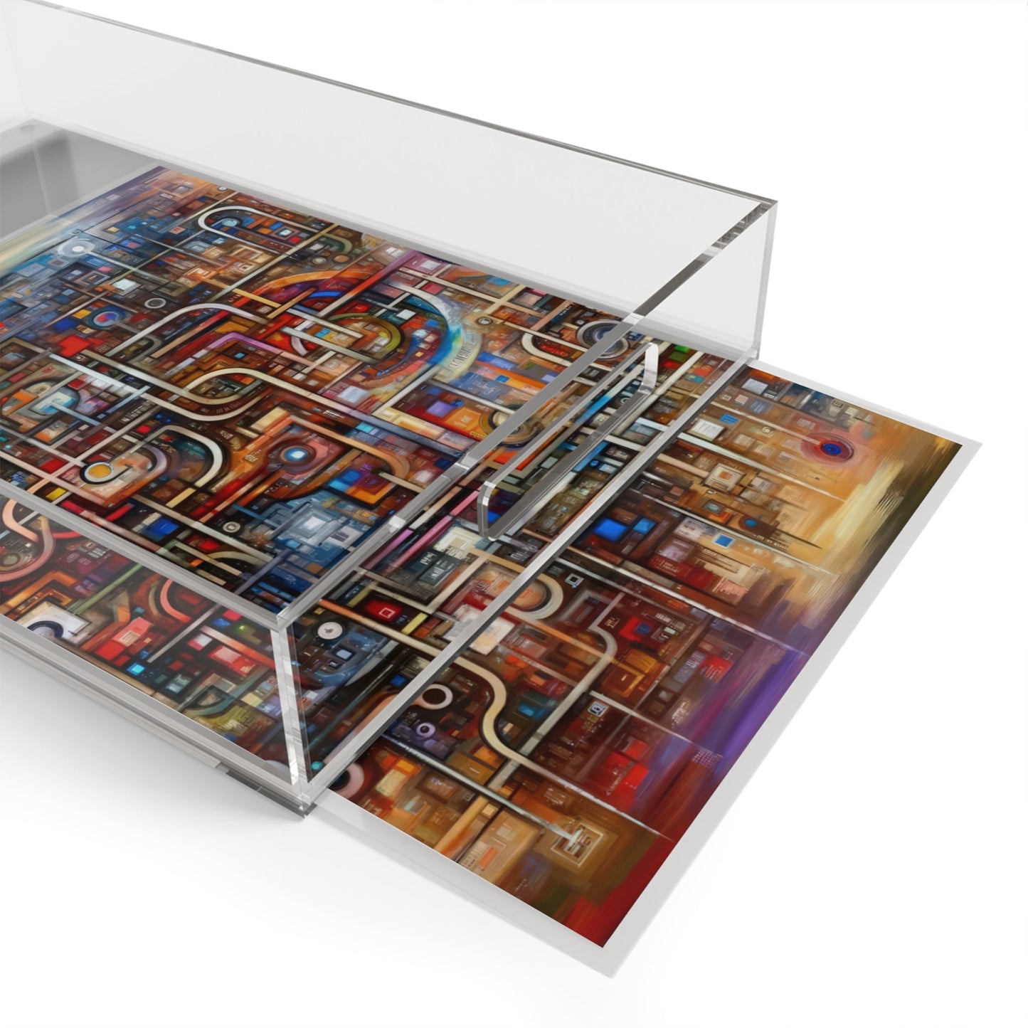 Grandest App Tapestry Acrylic Serving Tray - ATUH.ART