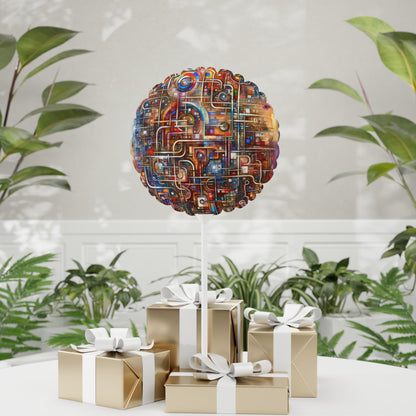 Grandest App Tapestry Balloon (Round and Heart-shaped), 11" - ATUH.ART