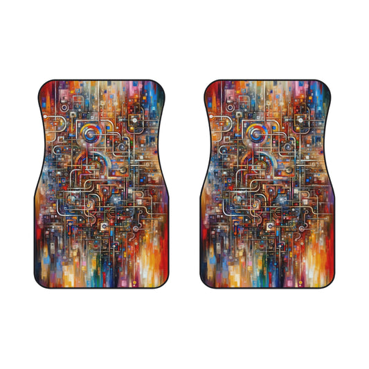 Grandest App Tapestry Car Mats (2x Front) - ATUH.ART