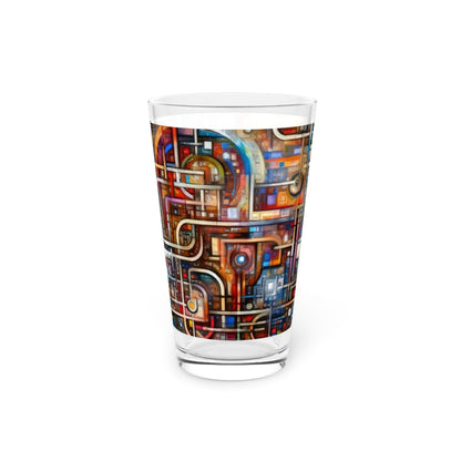 Grandest App Tapestry Pint Glass, 16oz - ATUH.ART