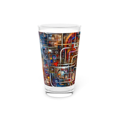 Grandest App Tapestry Pint Glass, 16oz - ATUH.ART