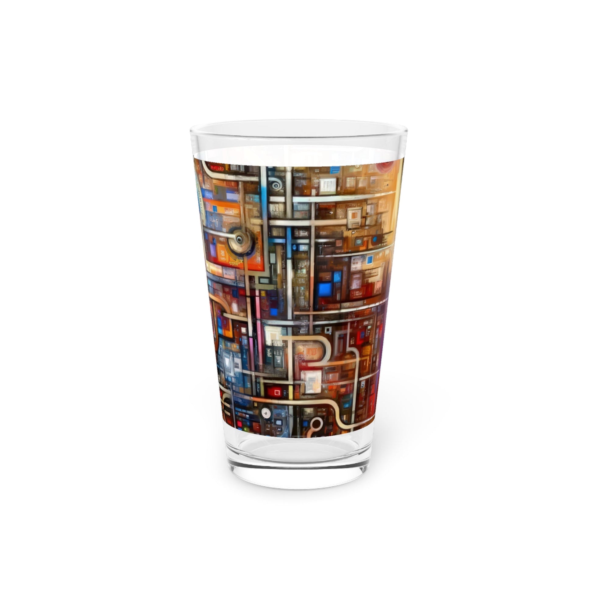 Grandest App Tapestry Pint Glass, 16oz - ATUH.ART