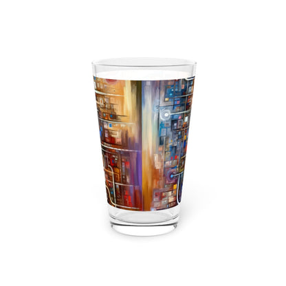 Grandest App Tapestry Pint Glass, 16oz - ATUH.ART