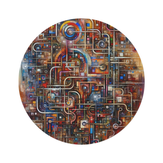 Grandest App Tapestry Round Rug - ATUH.ART