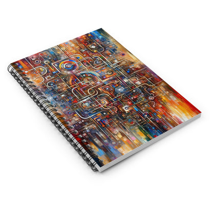 Grandest App Tapestry Spiral Notebook - Ruled Line - ATUH.ART