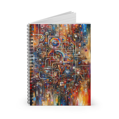 Grandest App Tapestry Spiral Notebook - Ruled Line - ATUH.ART