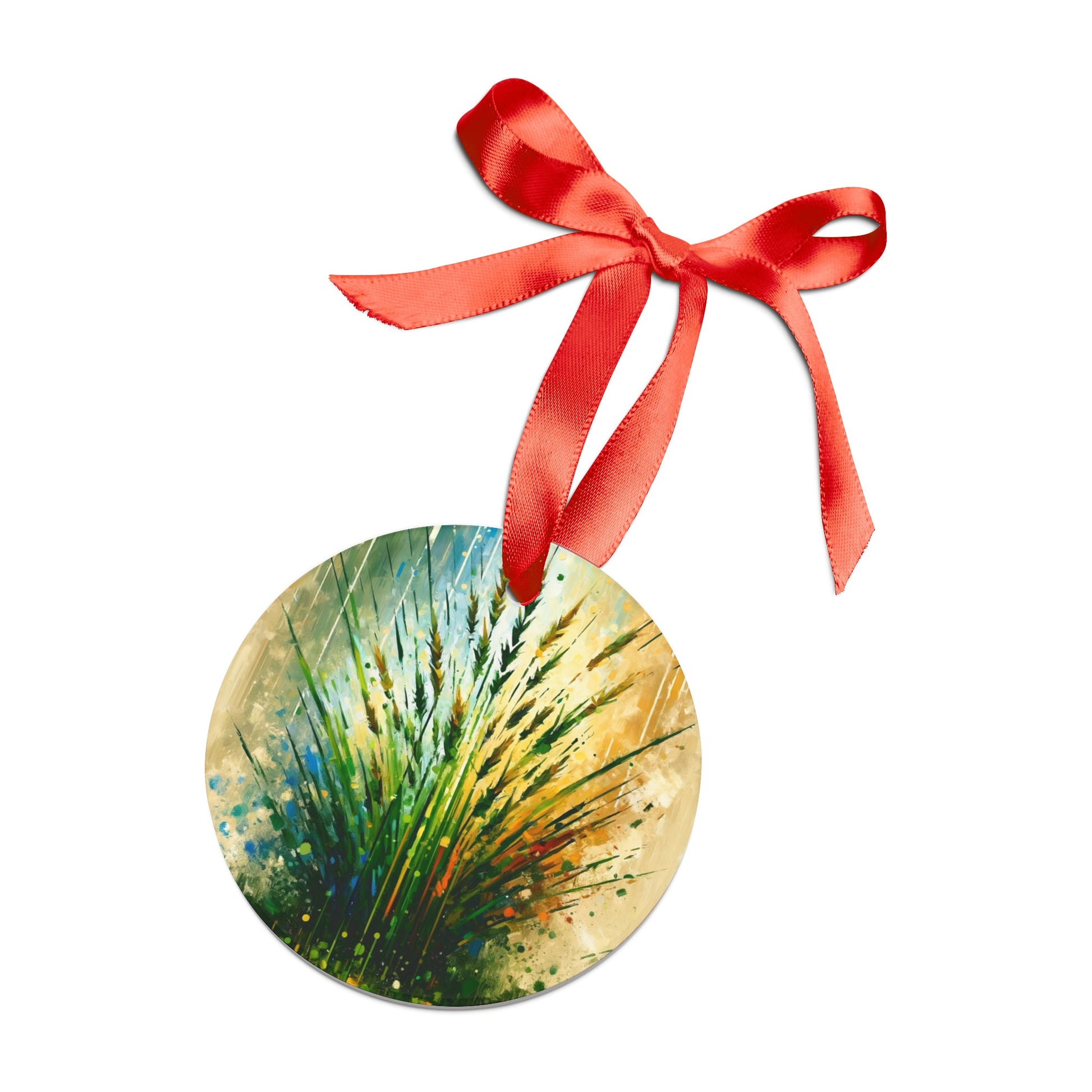 Grass Testament Change Acrylic Ornament with Ribbon - ATUH.ART