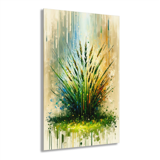 Grass Testament Change Acrylic Prints (French Cleat Hanging) - ATUH.ART