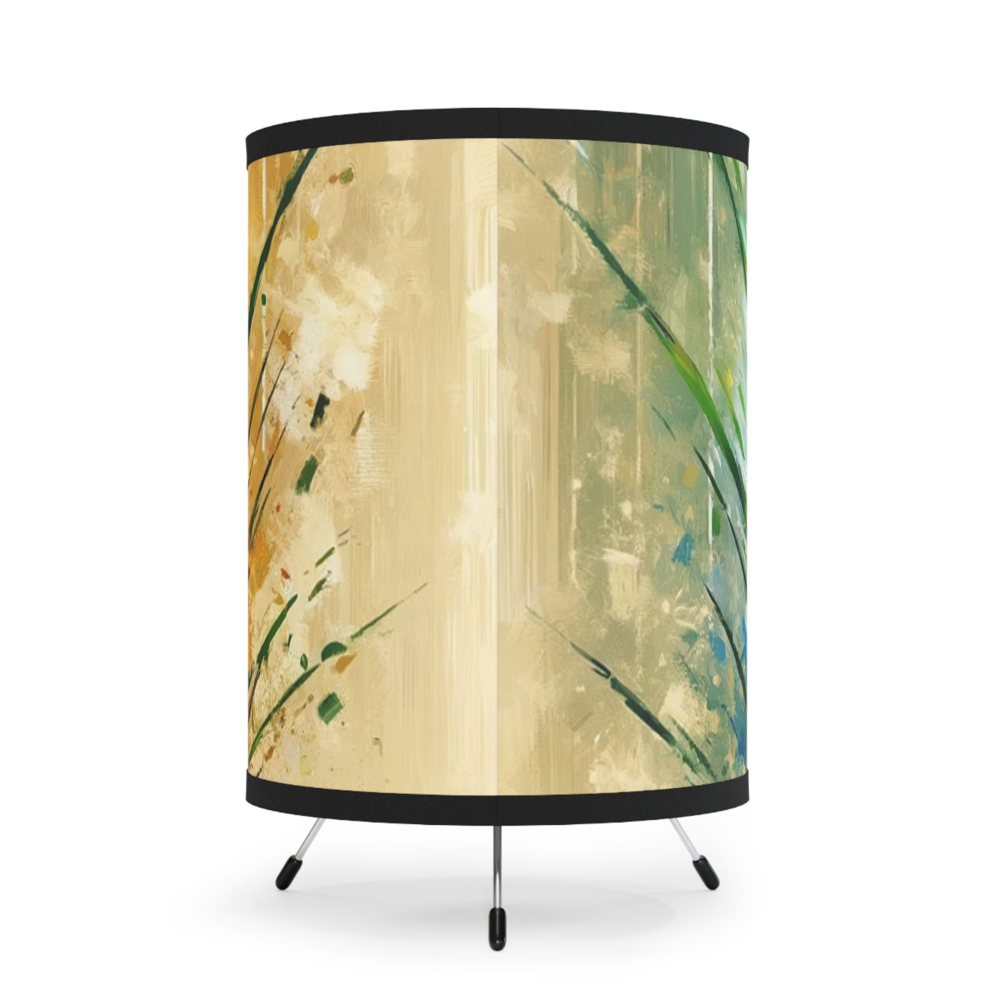 Grass Testament Change Tripod Lamp with High-Res Printed Shade, US\CA plug - ATUH.ART