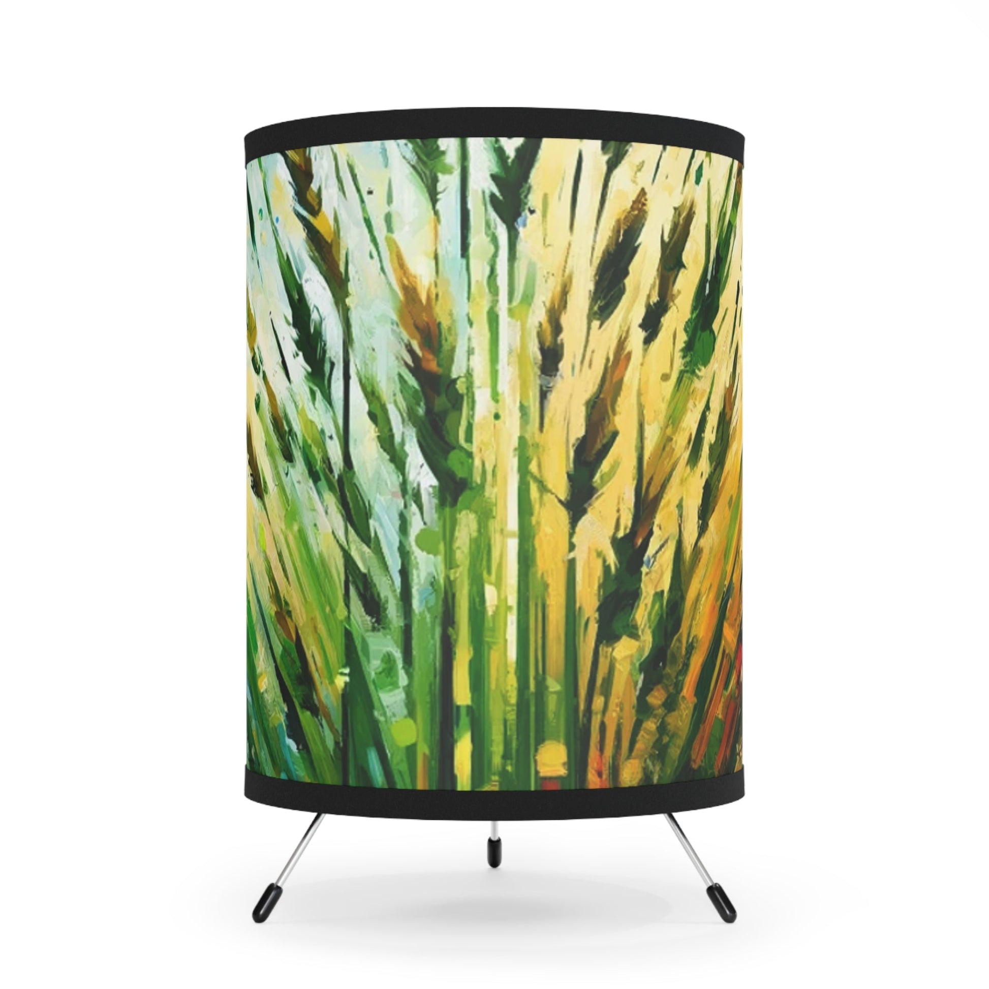 Grass Testament Change Tripod Lamp with High-Res Printed Shade, US\CA plug - ATUH.ART