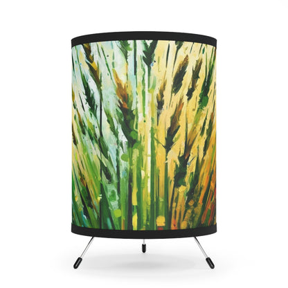 Grass Testament Change Tripod Lamp with High-Res Printed Shade, US\CA plug - ATUH.ART