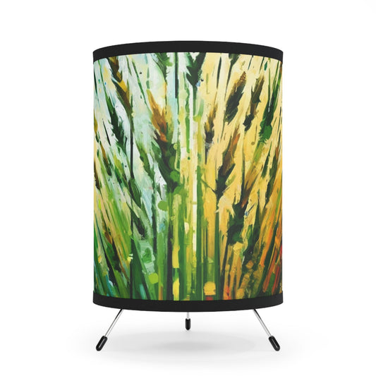 Grass Testament Change Tripod Lamp with High-Res Printed Shade, US\CA plug - ATUH.ART