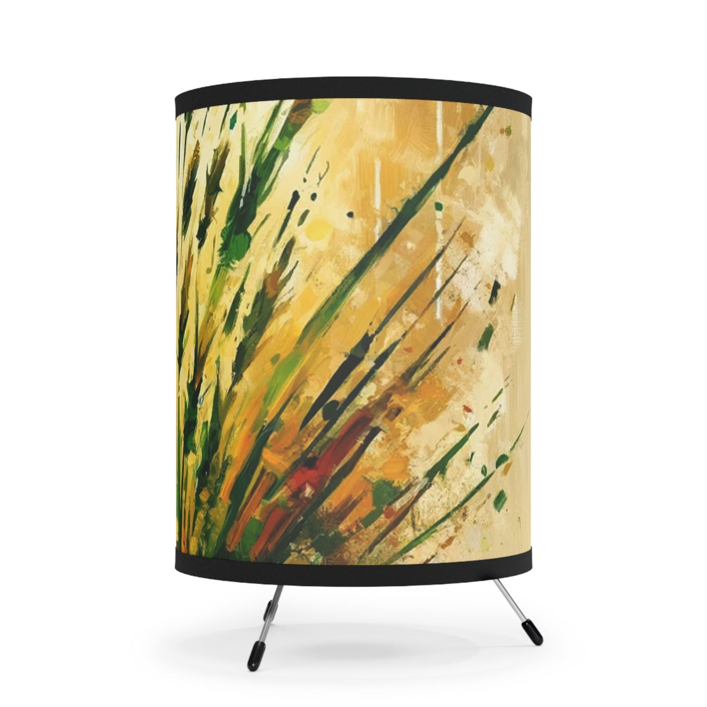 Grass Testament Change Tripod Lamp with High-Res Printed Shade, US\CA plug - ATUH.ART