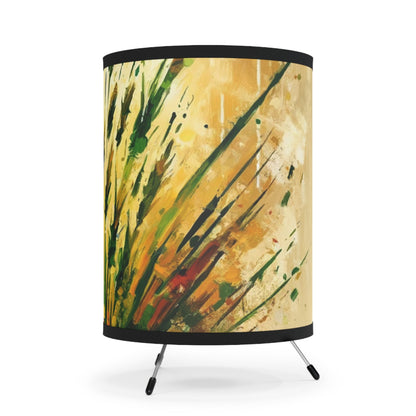 Grass Testament Change Tripod Lamp with High-Res Printed Shade, US\CA plug - ATUH.ART