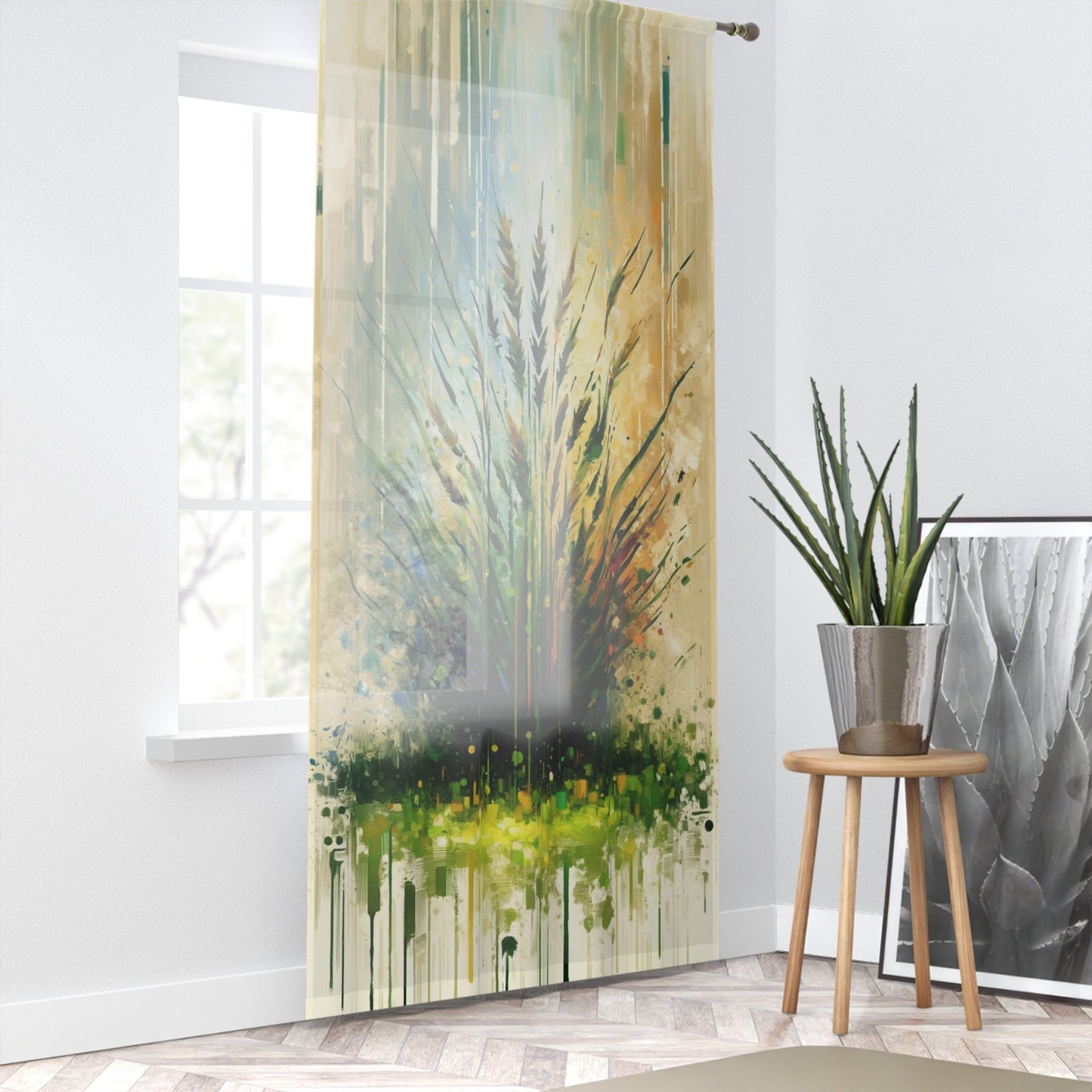 Grass Testament Change Window Curtain - ATUH.ART