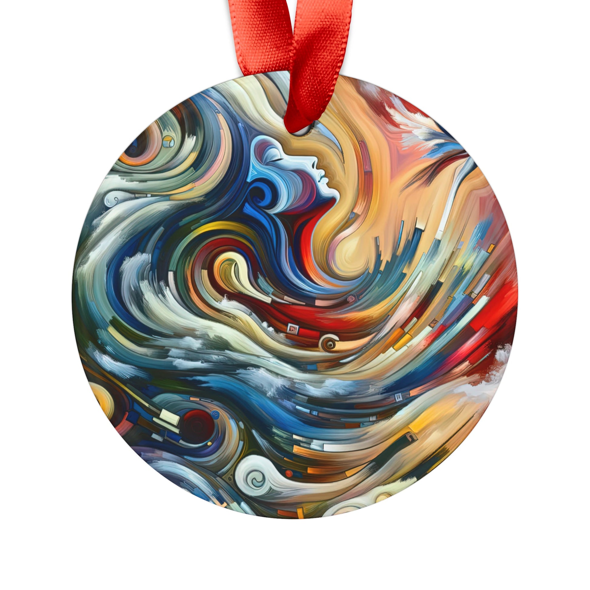 Gratitude Melodic Transformation Acrylic Ornament with Ribbon - ATUH.ART