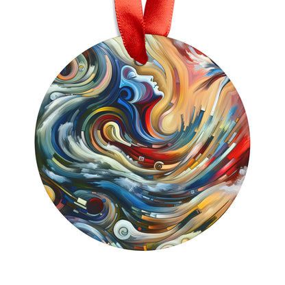 Gratitude Melodic Transformation Acrylic Ornament with Ribbon - ATUH.ART