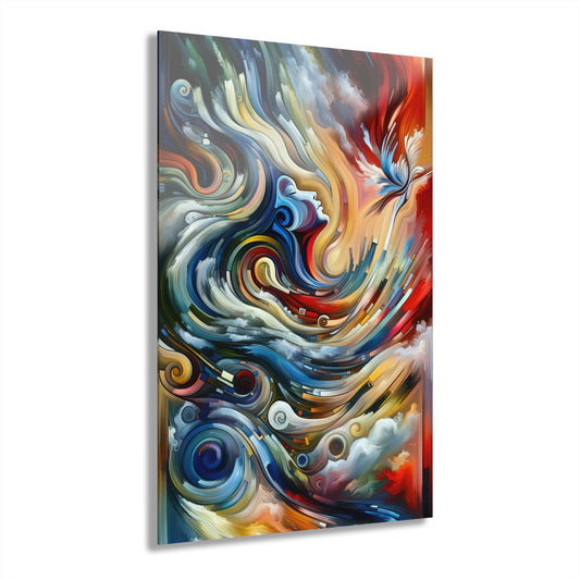 Gratitude Melodic Transformation Acrylic Prints (French Cleat Hanging) - ATUH.ART
