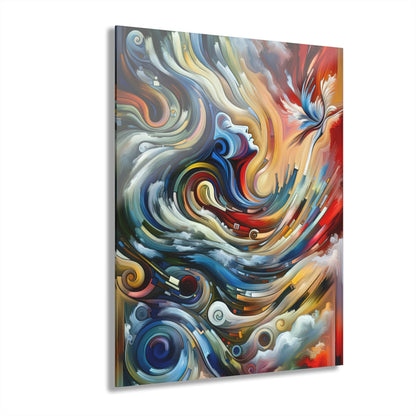 Gratitude Melodic Transformation Acrylic Prints (French Cleat Hanging) - ATUH.ART