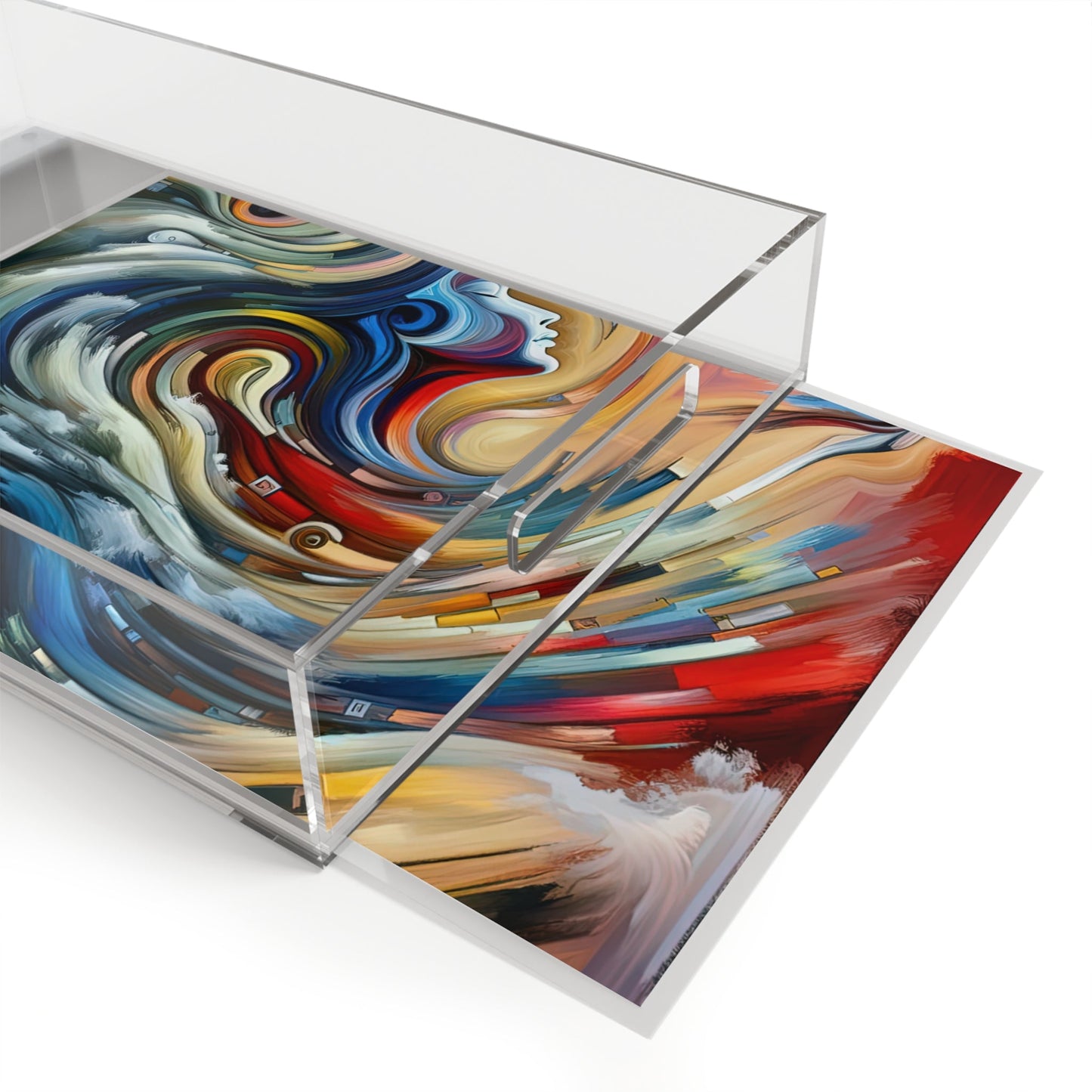 Gratitude Melodic Transformation Acrylic Serving Tray - ATUH.ART