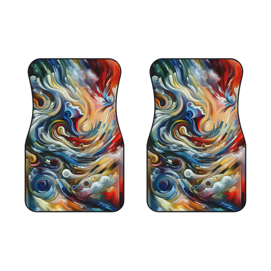 Gratitude Melodic Transformation Car Mats (2x Front) - ATUH.ART