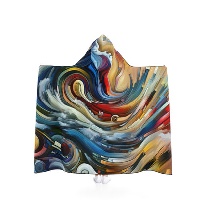 Gratitude Melodic Transformation Hooded Blanket - ATUH.ART