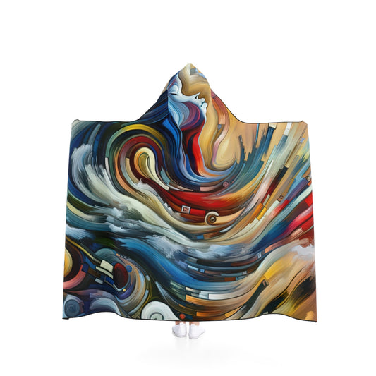 Gratitude Melodic Transformation Hooded Blanket - ATUH.ART