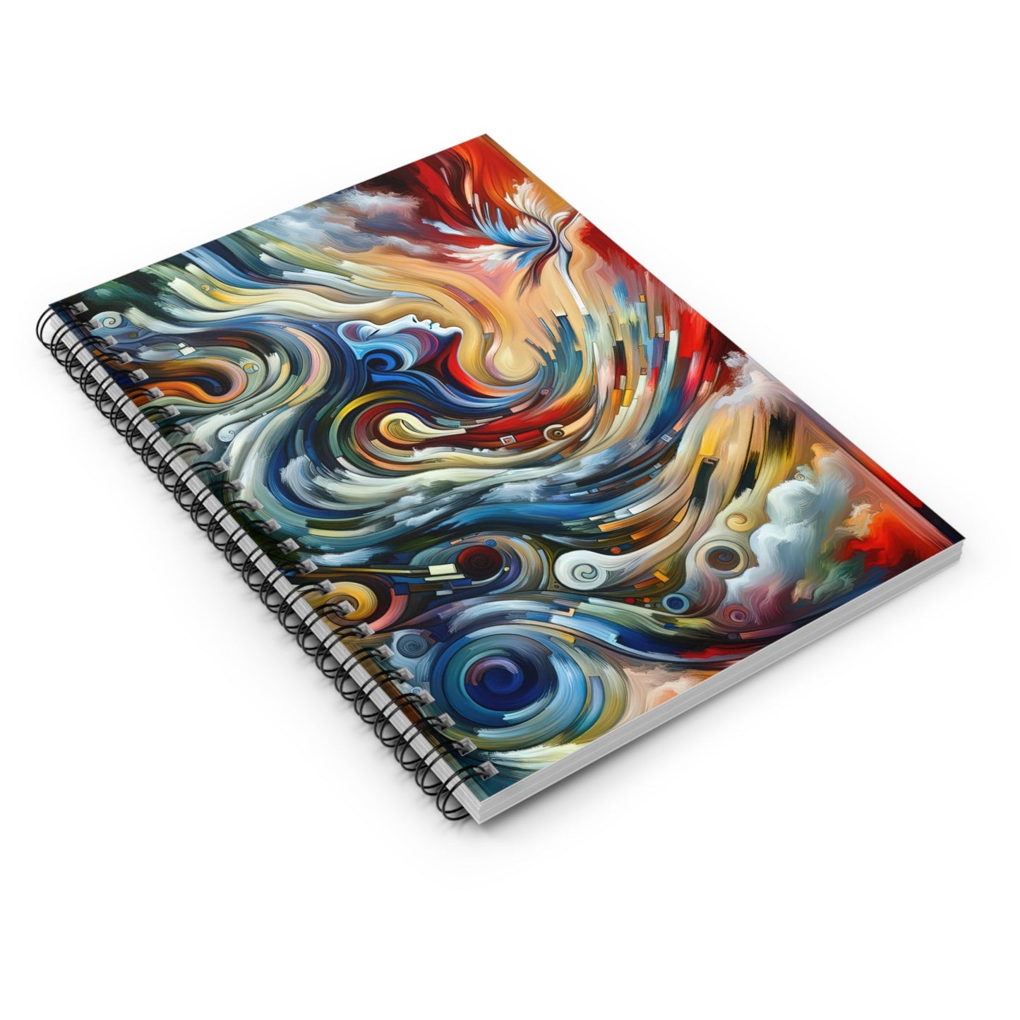 Gratitude Melodic Transformation Spiral Notebook - Ruled Line - ATUH.ART